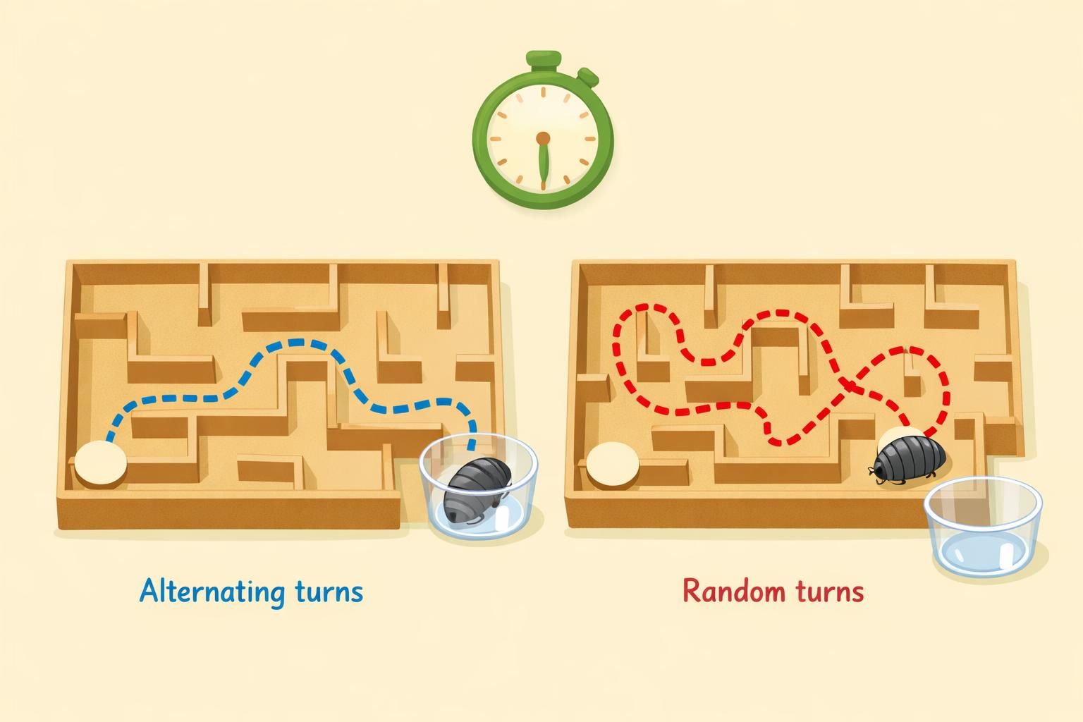Does a Roly-Poly Have a Secret Turning Rule?