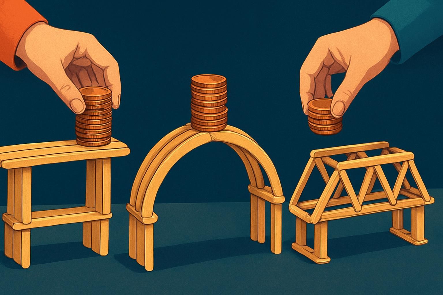 Bridge Battle: Beam, Arch, or Truss?
